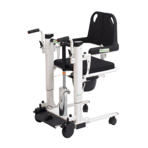 SILLA DE TRANSFERENCIA HIDRAULICA ALUMINIO NEGRO